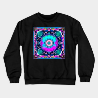 Strange beautifull trippy colorfull strange pattern Crewneck Sweatshirt